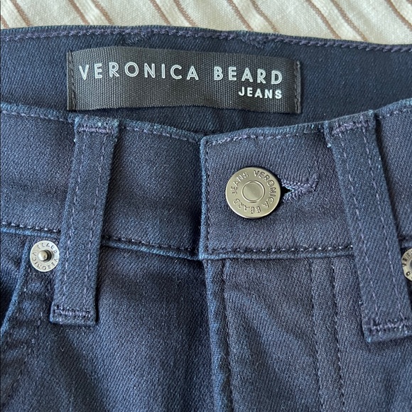 Veronica Beard Indigo Beverly High Rise Skinny Flare Jeans Size 26 NWT - Picture 7 of 9
